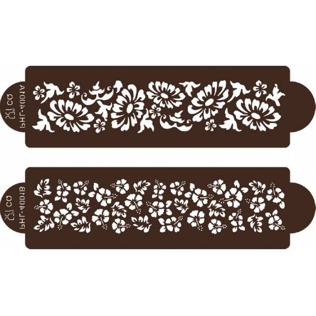 Schablone schablone blumen 2pcs