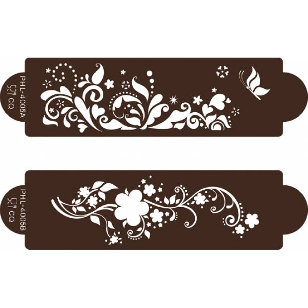 Schablone schablone frühlingswiese 2pcs