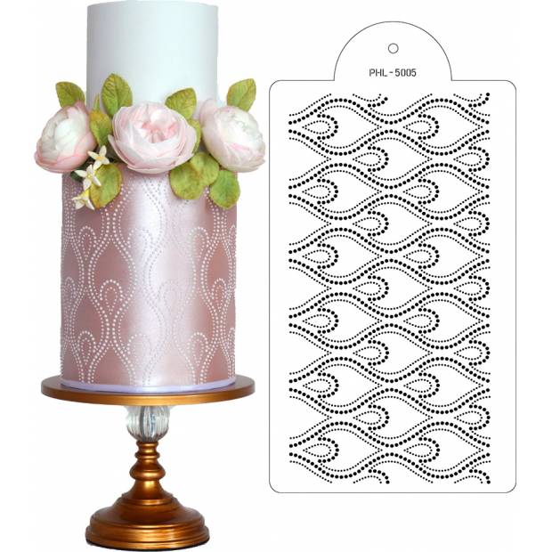 Schablone Schablone Pfau 40x21cm