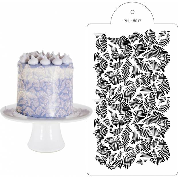 Schablone Schablone Federn 40x21cm