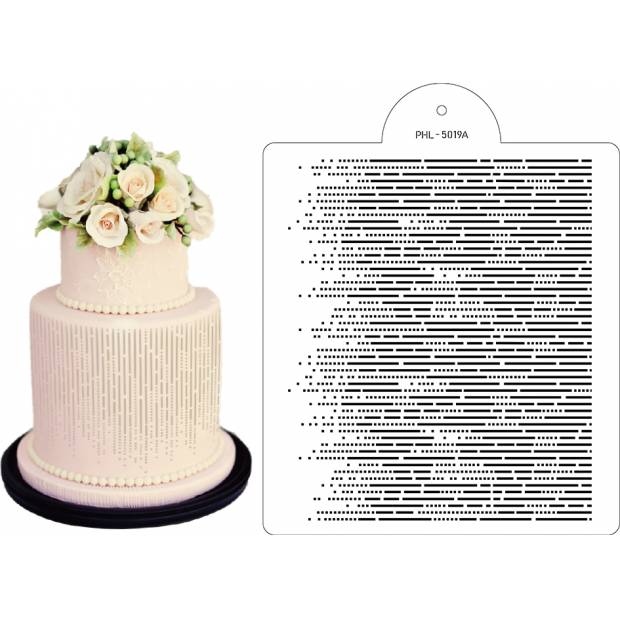 Stencil-Vorlage NOER Würfel 40x18 cm