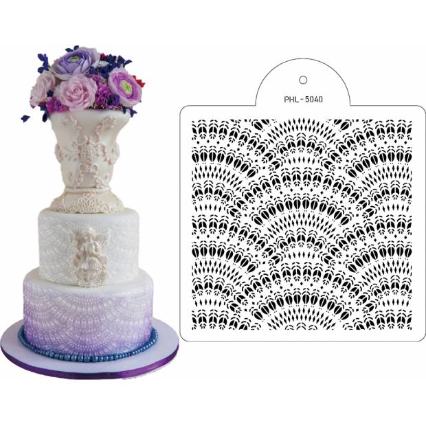 Schablone Schablonenfächer 30x26cm