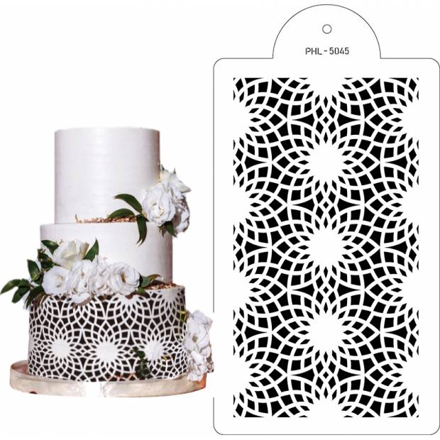 Schablone Schablone Floweros 40x21cm