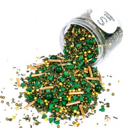 Zuckerdekoration 90g Weihnachtsbaum grün