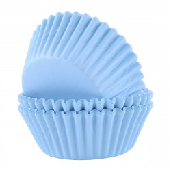 Cupcake-Förmchen, hellblau, 60 St.