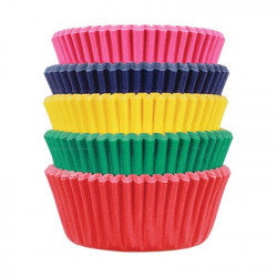 Farbige Mini-Cupcake-Becher 100 Stk.