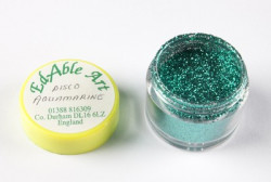 Glitzer dekorative Disko Aquamarin