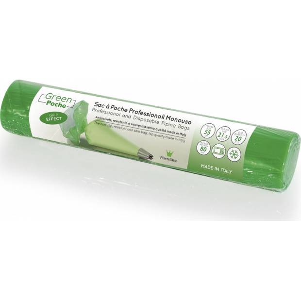 Grüner Dekoschal, 20 Stück 55 cm