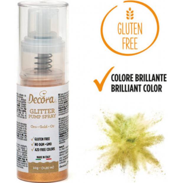 Glitter im Zerstäuber gold (10 g)