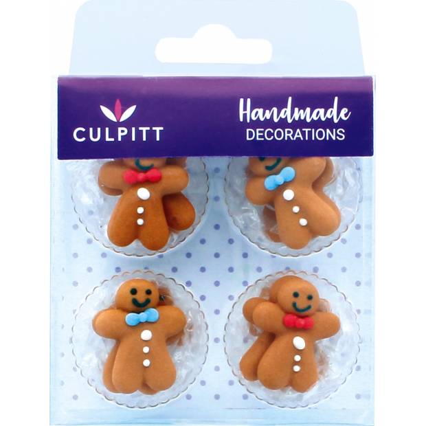 Zuckerdekoration Weihnachtsfiguren 12pcs