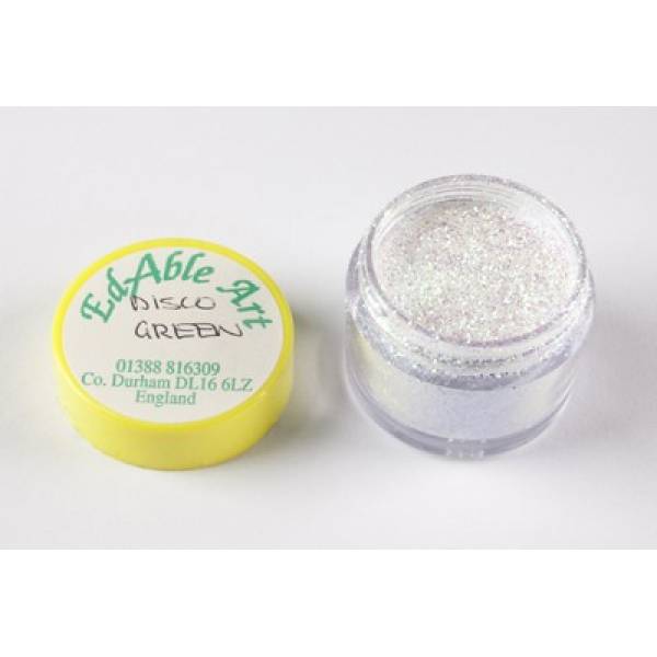 Funkelndes Dekorglitzer-Disco Grün