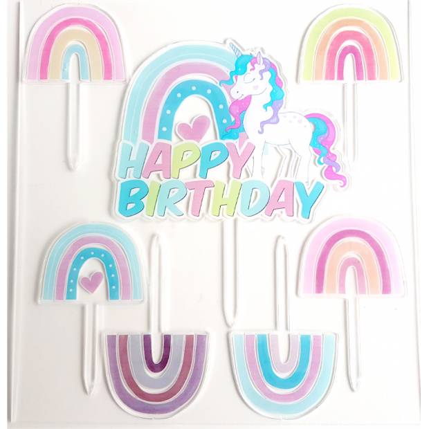 Einhornteeinstecker 7 Stück