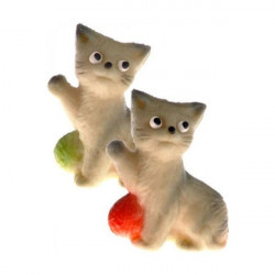 Marzipanfigur, die spielende Katze 6,5x4,5 cm, 50 g