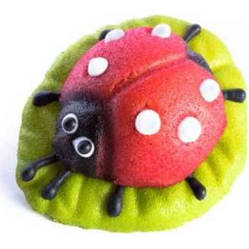 Marzipanfigurchen Marienkäfer 3x5,5 cm, 32 g
