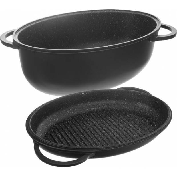 Auflaufform GRANDE doppelseitig 43x30 cm