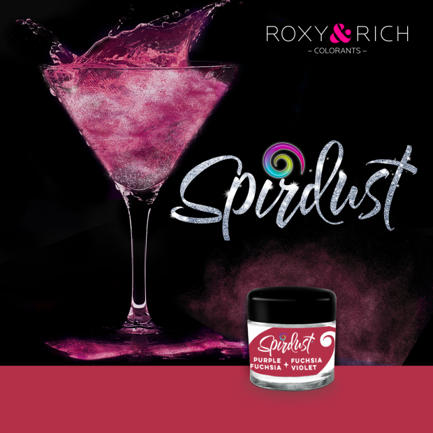 Spirdust Metallic-Getränkefarbe lila fuchsia 1,5g