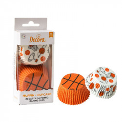 Cupcake Korb Basketball, 36Stück