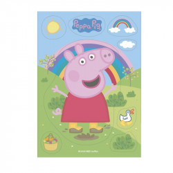 Essbares Papier 20cm peppa pig 14,8x21 cm