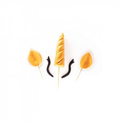 Einhorn - Einhorn Zuckerfigur - Kuchendekoration