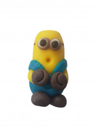 Muffinfigur Minion 5 cm aus Kokosmasse