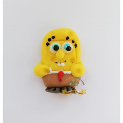 Figur zum Kuchen Spange Bob 5 cm aus Kokoshäutchen