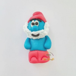 Muffinzfigur Taata Schlumpf 30g aus Kokosmasse