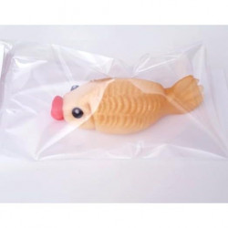 Tortenfigur goldene Goldfisch 30 g aus Kokoshaltighed