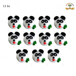 Zucker-Dekoration Panda 11 Stücke