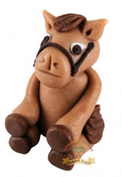 Tortenfigur Pferd 3D 60 g aus Kokoshaltigachnik?