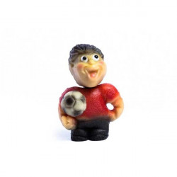 Marzipan-Figur Fußballspieler, rotes Trikot 8x5 cm 70 g