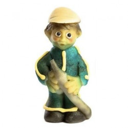 Marzipanfigur Feuerwehrmann 9,5 x 4,5 cm, 60 g