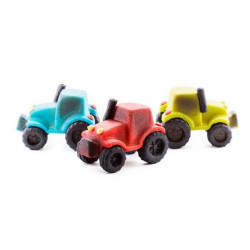 Marzipanfigur Traktor blau 4,5x7 cm, 65 g