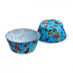 Konditorei Cupcake Pirat 50x30mm 40pcs