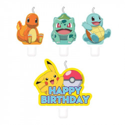 Pokemon Kerzen 4pcs