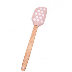 Spatel rosa mit Tupfen