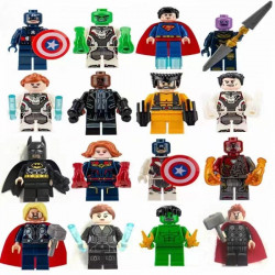 Figuren für die Torte 16 Stück Superhelden 4 cm