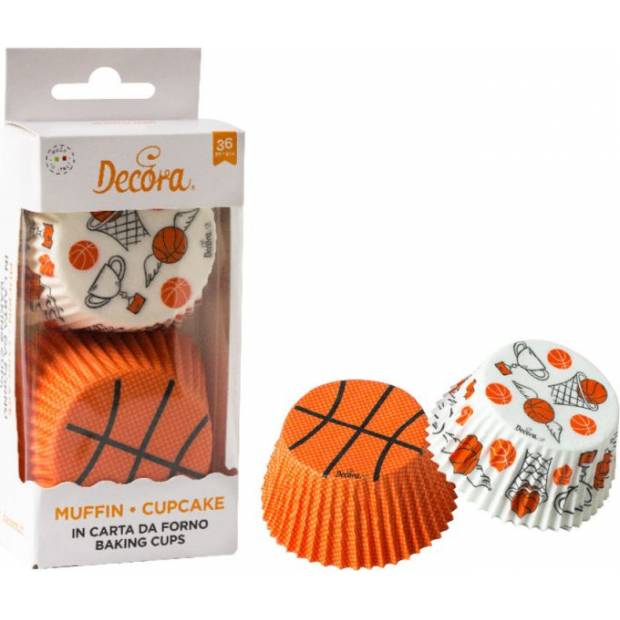 Cupcake Korb Basketball, 36Stück