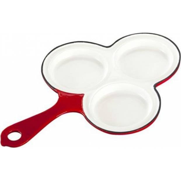 Littinierter emaillierter Pancake-Pfanne GOURMETINA - Schattenrot