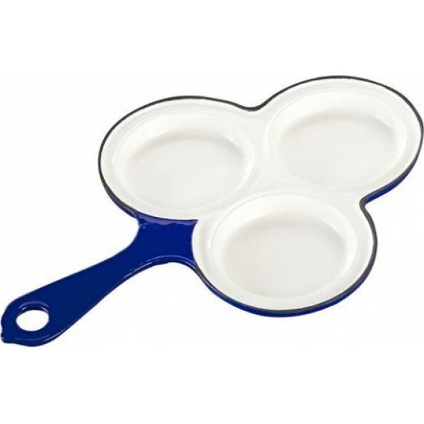 Gusseiserne Emaille-Pfannkuchenpfanne GOURMETINA - Nachtblau