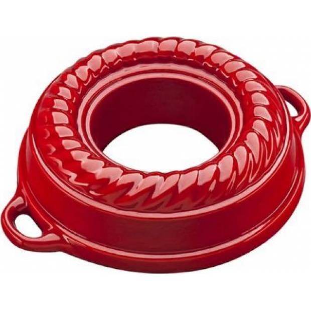 Litimemailierter Backform-Ring GOURMETINA - Schattenrot