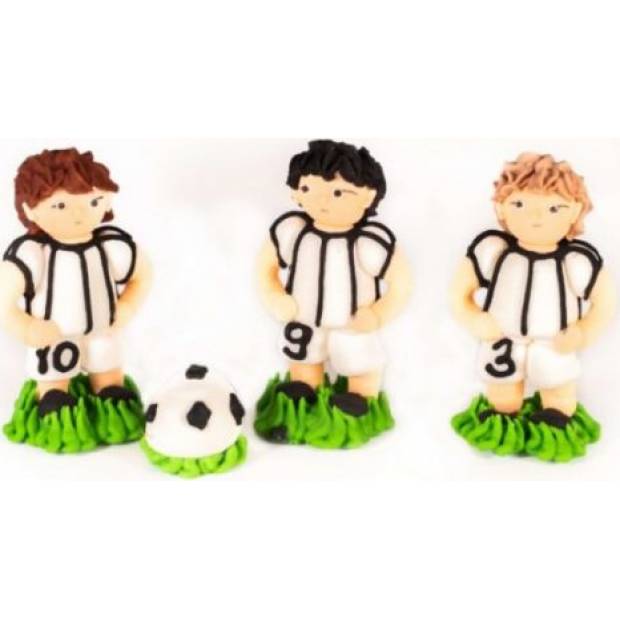 Zucker-Figur Fußballer 3pcs und Fußballer