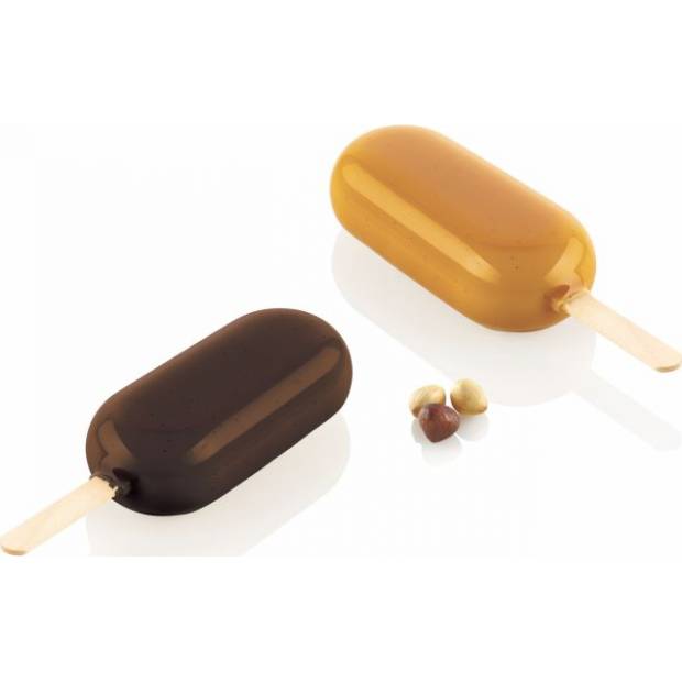 Silikonform klassisches Eis am Stiel