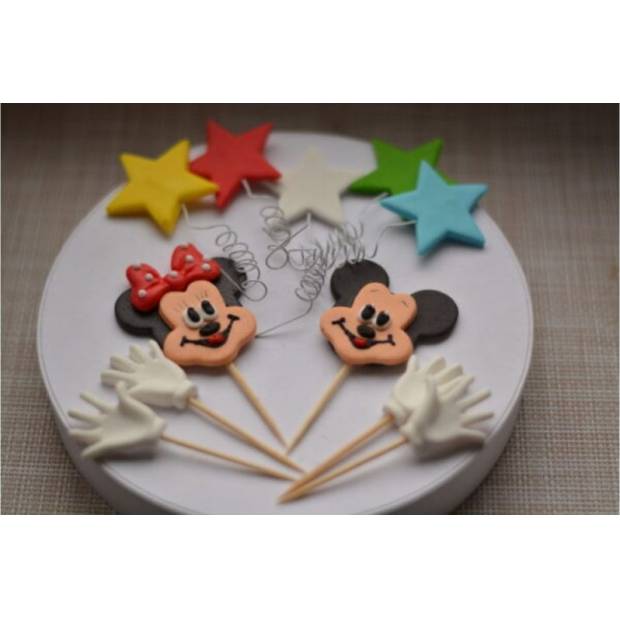 Zuckerstatuette Mickey 2D Tortendekoration