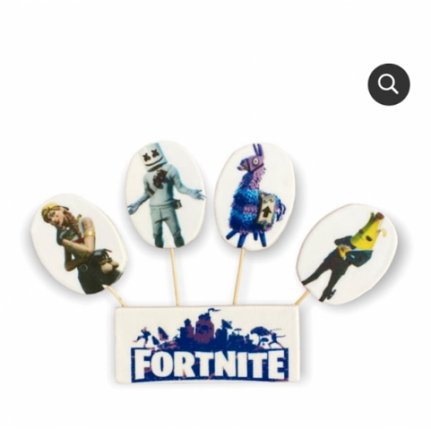 Zuckerfigur Tortenaufsatz Fortnite