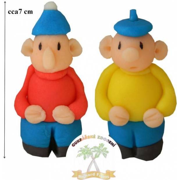 2 Figuren auf der Torte, Heimwerker aus Kokosmasse