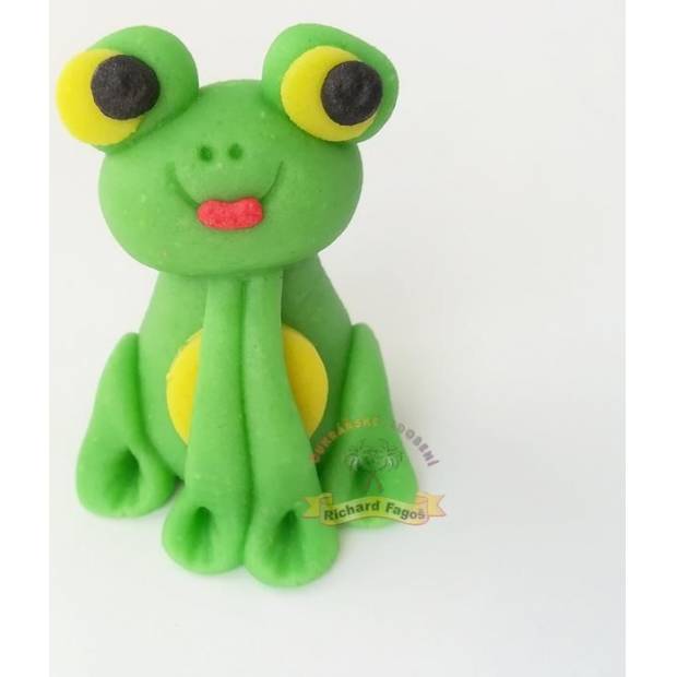 Figur auf der Torte Frosch 5×4 cm aus Kokosmasse