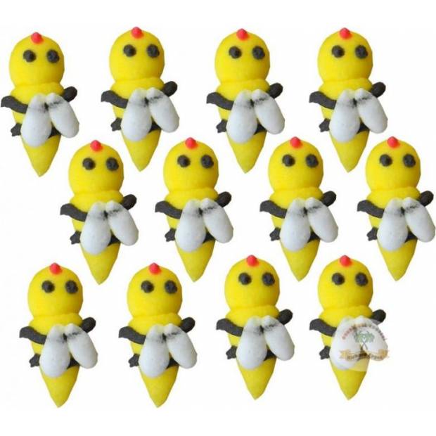 Honigbienen-Insekten Zuckerdekoration 12 Stück