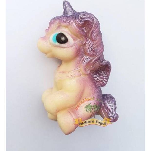 Tortenfigur Einhorn 7 cm aus Kokosmasse