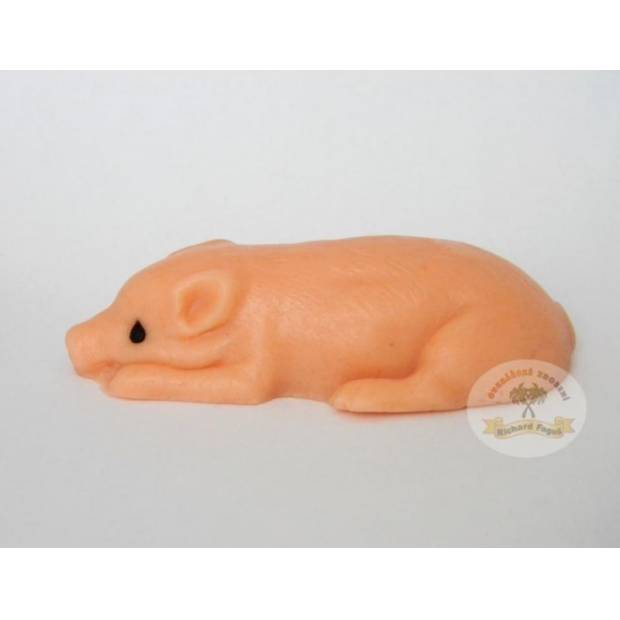 Figur für die Torte Schwein 8,5 x 2 cm aus Kokosmasse