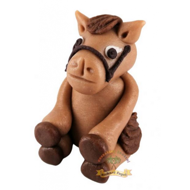Tortenfigur Pferd 3D 60 g aus Kokoshaltigachnik?
